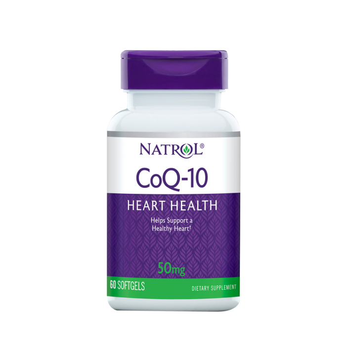 Natrol - CoQ-10 50mg / 60 softgels